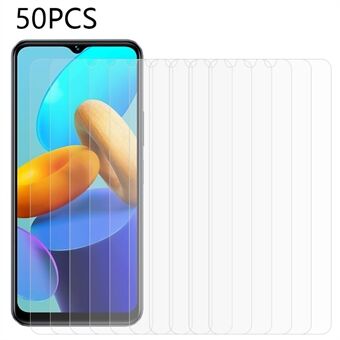 50Pcs HD Clear Protective Film for vivo Y35 4G (2022) / Y35 5G , Tempered Glass Phone Screen Protector