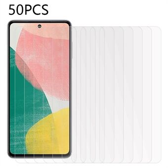 50Pcs For Samsung Galaxy F54 5G / M54 5G Tempered Glass Film HD Clear Full Glue Phone Screen Protector