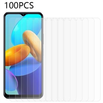 100Pcs For vivo Y35 4G (2022) / Y35 5G Ultra Clear Tempered Glass Screen Protector Scratch-resistant Film