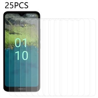 25PCS Screen Protector for Nokia C110 , High Sensitivity Transparent Tempered Glass Film