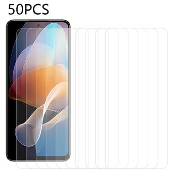 50Pcs for Xiaomi Redmi Note 12R Pro HD Tempered Glass Screen Film Anti-scratch Phone Screen Protector