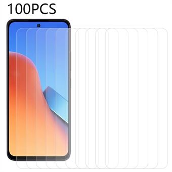 100PCS Screen Protector for Xiaomi Redmi 12R 4G Tempered Glass HD Transparent Screen Film