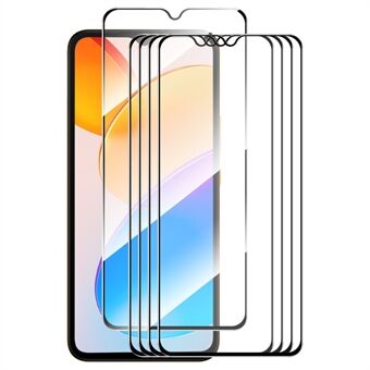 ENKAY HAT PRINCE 5Pcs Screen Protector for Honor 70 Lite 5G / X5 4G / X6 4G High Aluminium-silicon Glass 0.26mm 9H 2.5D Silk Printing Film