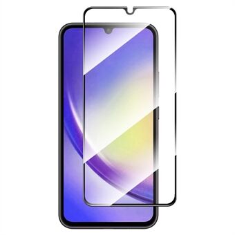 ENKAY HAT PRINCE For Samsung Galaxy A25 5G High Aluminium-silicon Glass HD Screen Protector 0.26mm 2.5D Silk Printing Film