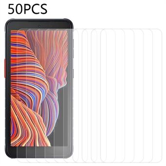 50Pcs Tempered Glass Film for Samsung Galaxy Xcover 5 , Full Glue Mobile Phone Ultra Clear Screen Protector