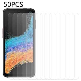 50Pcs Tempered Glass Film for Samsung Galaxy Xcover6 Pro 5G , HD Transparent Phone Screen Protector