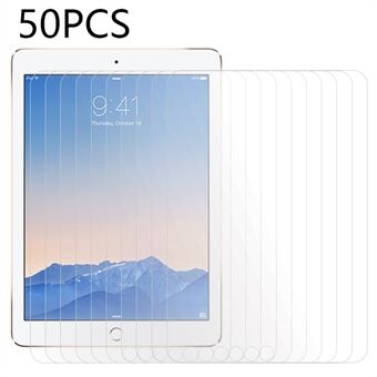 50PCS Screen Protector for iPad Air (2013) / Air 2 / iPad 9.7-inch (2017) / (2018) / iPad Pro 9.7 inch (2016) , Clear Tempered Glass Film