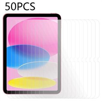 50PCS For iPad 10.9 (2022) Tempered Glass Film High Definition Full Cover Tablet Screen Protector