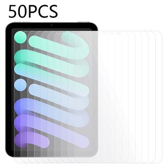 50PCS For iPad mini (2021) Tempered Glass Film Full Coverage Transparent Screen Protector