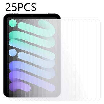 25PCS For iPad mini (2021) Screen Protector High Transparency Tempered Glass Film