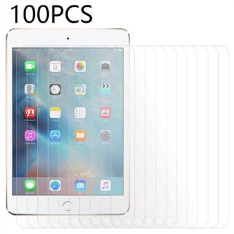 100PCS For iPad mini 4 / mini (2019) 7.9 inch Tempered Glass Screen Protector Transparent Shatterproof Film