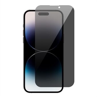 RURIHAI For iPhone 15 Pro Anti-spy Screen Protector Full Cover High Aluminium-silicon Glass Film