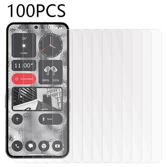 100PCS For Nothing Phone (2) Tempered Glass Screen Protector Ultra Clear Protective Phone Screen Film