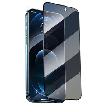 X-LEVEL For iPhone 14 Pro Max / 15 Plus Anti-spy Full Screen Protector 2.5D Silk Printing Full Glue Tempered Glass Film