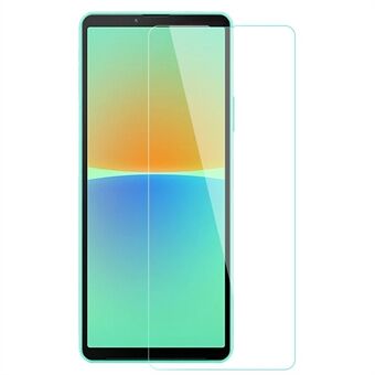 AMORUS For Sony Xperia 10 IV 5G Anti-abrasion 2.5D Edge Screen Protector HD Anti-fingerprint High Aluminum-silicon Glass Clear Film