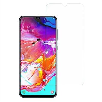 AMORUS For Samsung Galaxy A70 HD Clear High Aluminum-silicon Glass Screen Protector 2.5D Arc Edges 9 Hardness Anti-Scratch Film Guard