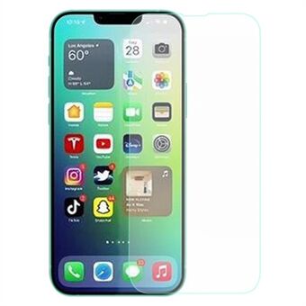 AMORUS For iPhone 14 Max 6.7 inch 9H Hardness 2.5D Arc Phone Screen Protector Anti-explosion High Aluminum-silicon Glass Phone Protective Film