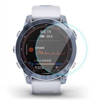 ENKAY for Garmin Fenix 7 0.2mm 9H Anti-Explosion High-Alumina-Silicon Tempered Glass Film Screen Protector