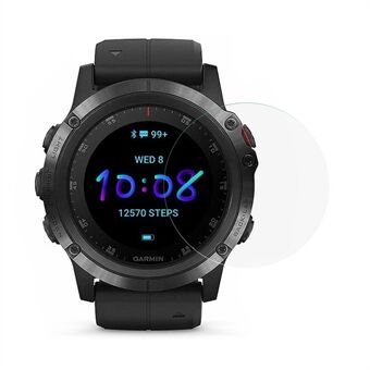 For Garmin Fenix 5S Plus 0.18mm 2.5D Explosion-proof Protective Film Smart Watch Clear Tempered Glass Screen Protector