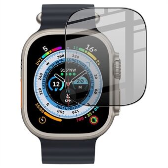 IMAK For Apple Watch Ultra 49mm Full Coverage Anti-Spy Tempered Glass Protector Anti-Peep Smartwatch Screen Film