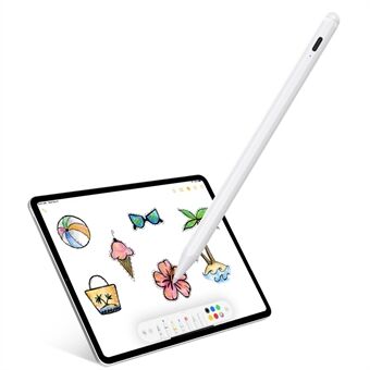 P6P Rechargeable Touch Screen Palm Rejection Active Stylus Pen (CE Certificated) for iPad Pro/iPad Air/iPad Mini/iPad (2018 and Later)