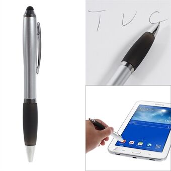 2-in-1 Capacitive Screen Stylus Touch Pen + Ballpoint Pen for iPhone iPad Samsung Sony HTC etc