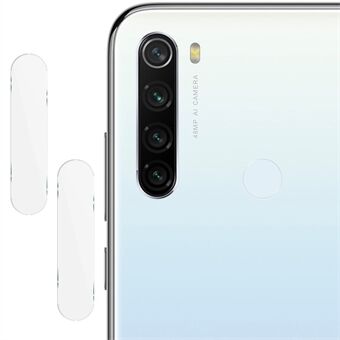 IMAK 2Pcs/Pack High Definition Glass Clear Camera Lens Protector for Xiaomi Redmi Note 8