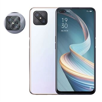 Full Coverage Film for Oppo Reno4 Z 5G Ultra Clear Tempered Glass Camera Lens Protector