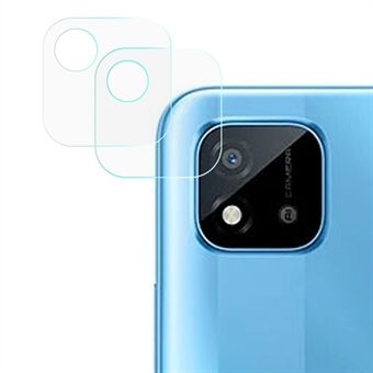 2PCS/Set 3D Curved Edge Ultra Clear Full Coverage Tempered Glass Camera Lens Film for Realme C20