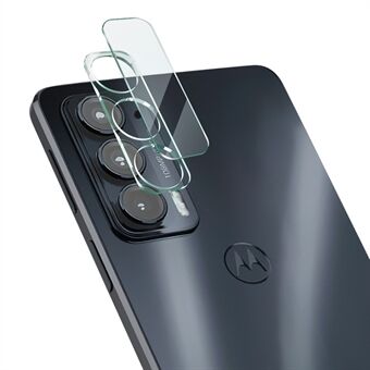 IMAK Wear-Resistant Tempered Glass Lens Film Covered with High Transparency Acrylic Lens Cap for Motorola Edge 20/Edge Lite Luxury Edition