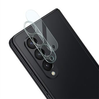 IMAK Anti-Scratch High Definition Tempered Glass Camera Lens Protector + Acrylic Lens Cap for Samsung Galaxy Z Fold3 5G