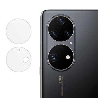 IMAK 1 Set Ultra Clear Round Ring Tempered Glass Rear Camera Lens Protector Film for Huawei P50 Pro