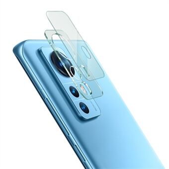 IMAK for Xiaomi 12/12X High Definition Abrasion-resistant Anti-stains Tempered Glass Camera Lens Film + Acrylic Lens Cap