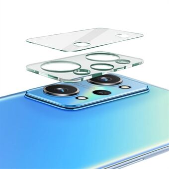 IMAK For Realme GT2/GT Neo2 Full Coverage Anti-scratch Tempered Glass Camera Lens Film + Transparent Acrylic Lens Cap