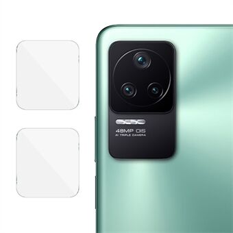 IMAK 2Pcs/Set for Xiaomi Redmi K50/Redmi K50 Pro Scratch-resistant Ultra HD Clear Tempered Glass Camera Lens Protector Film