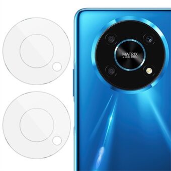 IMAK 2Pcs/Set Camera Lens Protector for Honor X30 Ultra-thin No Bubble HD Tempered Glass Film