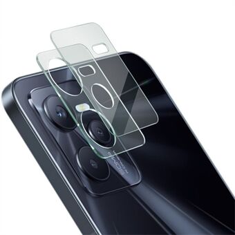 IMAK For Realme C35 Anti-bubble Ultra Thin Full Coverage HD Tempered Glass Camera Lens Film + Acrylic Lens Cap