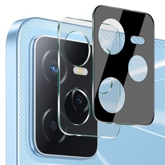 IMAK For Realme Narzo 50A Prime Integrated Camera Lens Screen Protector Tempered Glass Lens Film + Acrylic Lens Cap (Black Version)