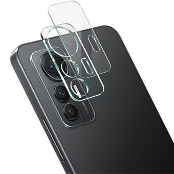 IMAK For Xiaomi 12 Lite 5G Camera Lens Protector HD Clear Tempered Glass Lens Film + Acrylic Lens Cap