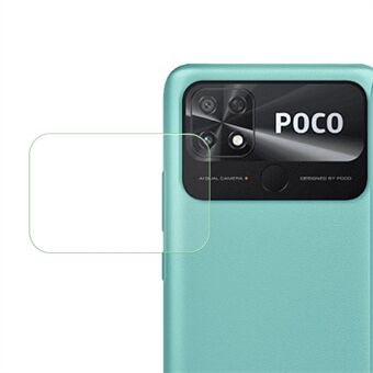 Camera Lens Protector for Xiaomi Poco C40 4G, Anti-scratch HD Clear Full Cover Tempered Glass Film