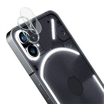 IMAK Camera Lens Protector for Nothing phone (1) 5G, HD Anti-oil Tempered Glass Film + Scratch-resistant Acrylic Lens Cap