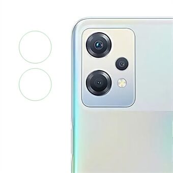 1 Set Soda-lime Glass Camera Lens Protector for Oppo K10x 5G, HD Anti-Scratch Ultra Thin Individual Back Lens Film