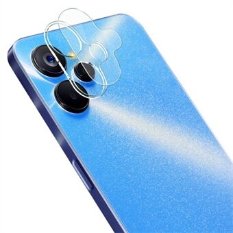 IMAK Anti-scratch Camera Lens Protector for Realme 9i 5G, Ultra Clear Integrated Tempered Glass Lens Film + Acrylic Lens Cap