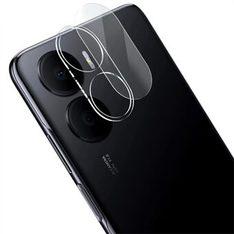 IMAK For Honor Play 40 Plus 5G Integrated Camera Lens Protector Anti-abrasion HD Clear Tempered Glass Lens Film + Acrylic Lens Cap