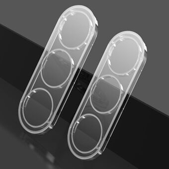 ENKAY HAT-PRINCE 2Pcs Camera Lens Protector for Samsung Galaxy S23 Plus, Full Cover Protection Clear Tempered Glass Scratch-Resistant Lens Film