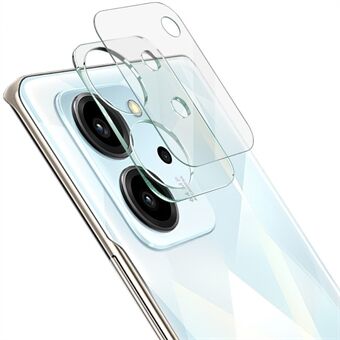 IMAK for Honor 80 SE 5G Anti-scratch Camera Lens Protector HD Clear Integrated Tempered Glass Lens Film + Acrylic Lens Cap