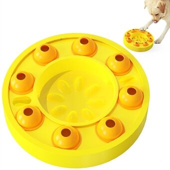 MLP-01 Cat Dog PP Slow Feeder Bowl Turntable Toy Preventing Choke Pet Feeder Bowl (BPA Free, with FDA Certificate)