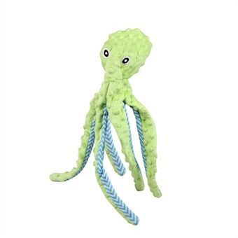 TG-CTOY060 Cute Cartoon Octopus Pet Plush Toy Squeaky Dog Bite Playing Toy