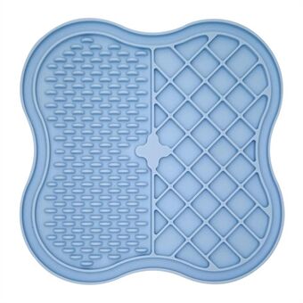 Dog Cat Food Licking Mat Silicone Suction Cup Anti Choking Pet Slow Eating Food Pad (No FDA Certification, BPA Free)