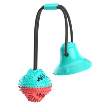 XPA01 Pulling Rope Suction Cup Ball Dog Food Dispenser TPR Dog Bite Tug-of-War Toy (BPA Free, with FDA Certificate)